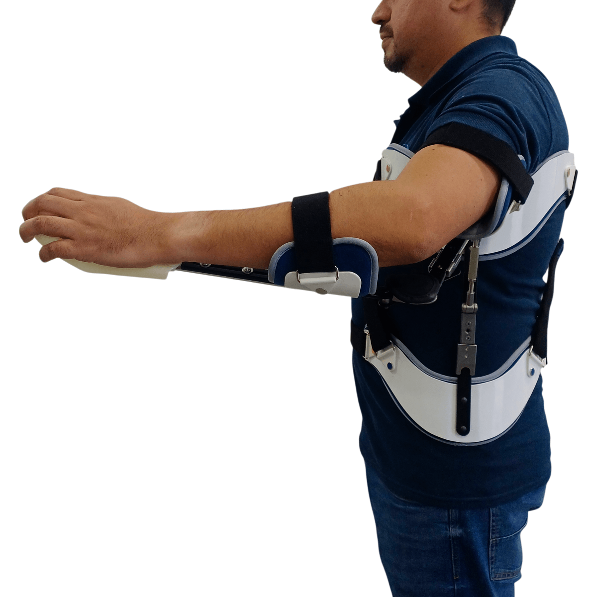 Ortesis post operatoria para rehabilitación de hombro Tipo Avión
