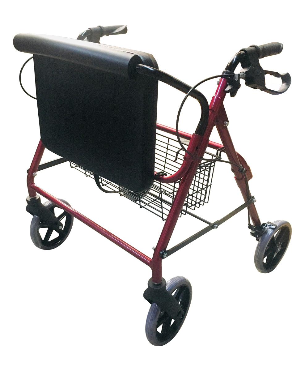 Andadera rollator bariátrica ancha económica capacidad de peso 150 Kg MOD.882