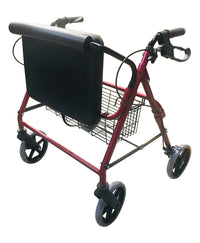 Andadera rollator bariátrica ancha económica capacidad de peso 150 Kg MOD.882