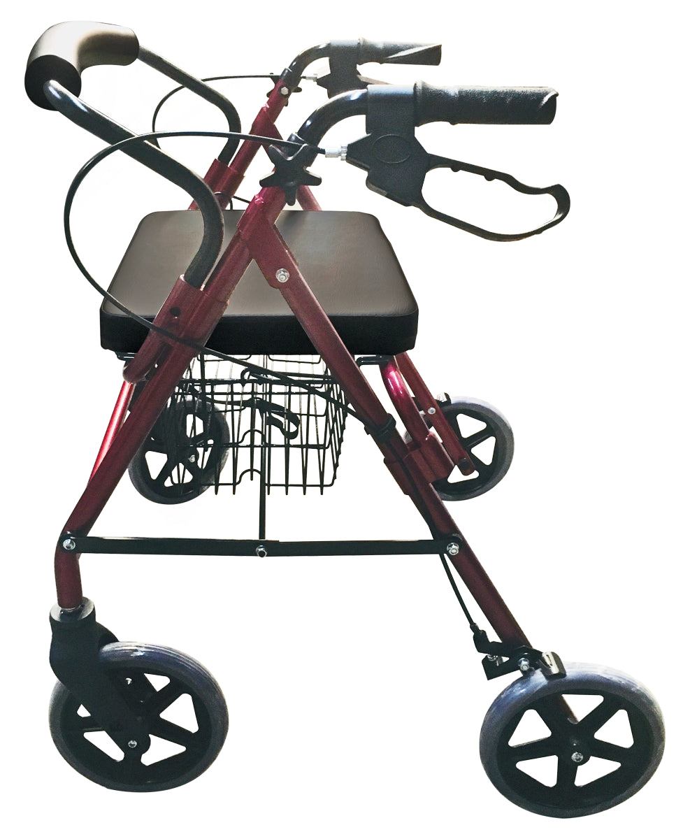 Andadera rollator bariátrica ancha económica capacidad de peso 150 Kg MOD.882