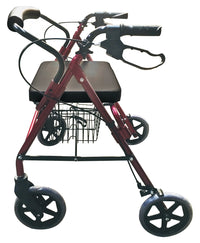 Andadera rollator bariátrica ancha económica capacidad de peso 150 Kg MOD.882