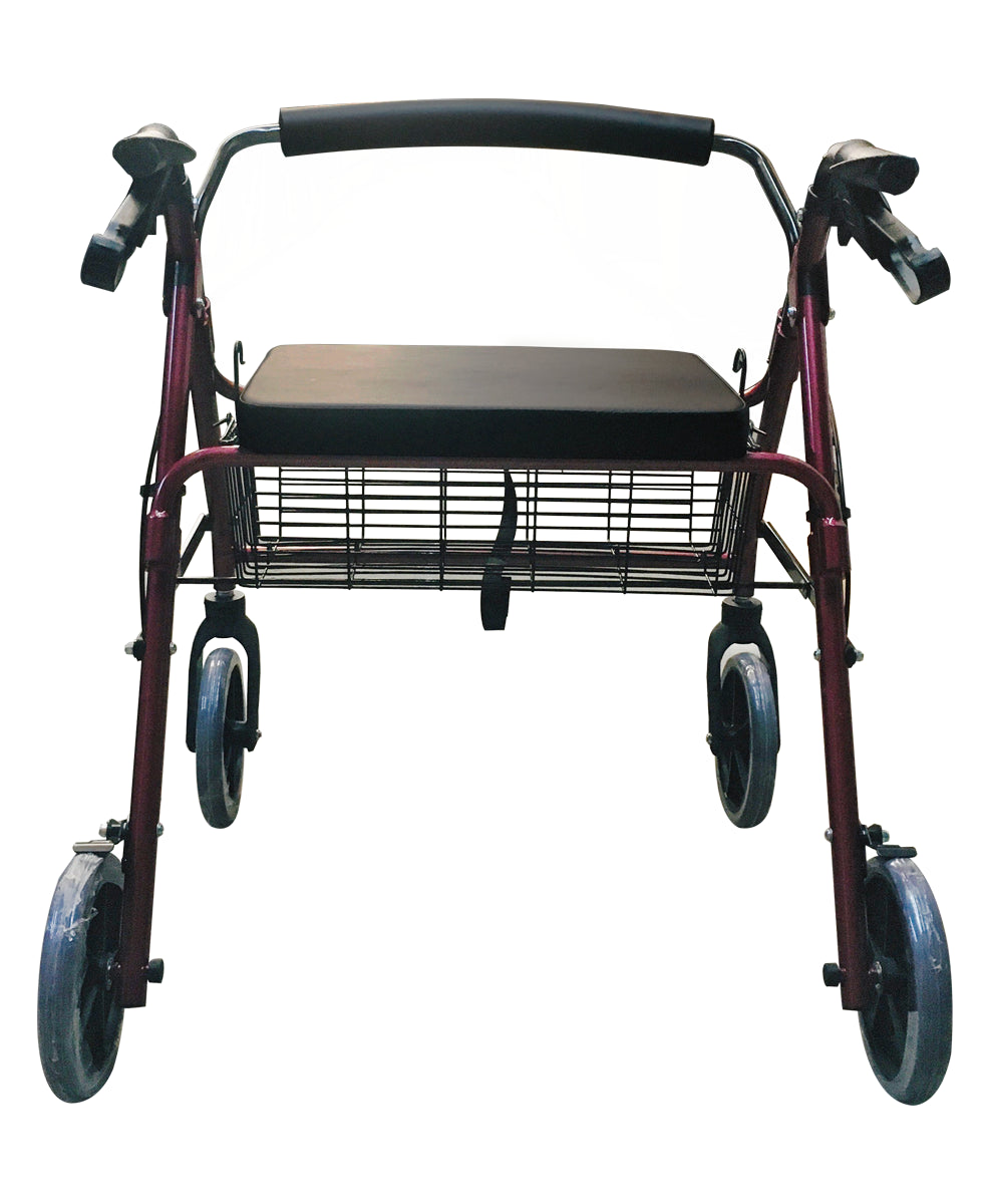 Andadera rollator bariátrica ancha económica capacidad de peso 150 Kg MOD.882