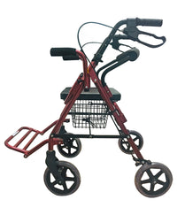 Andadera Silla Rollator 2en1 Asiento Y Reposapies MOD. 8882