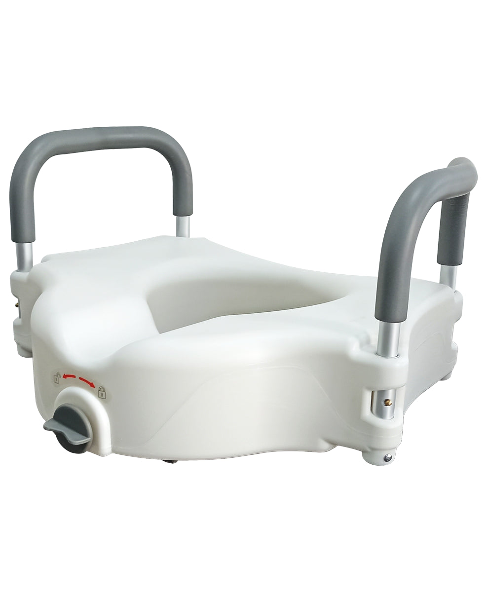 Aumento Para Wc Cómodo Extensión Y Agarraderas Desmontables MOD. 67034