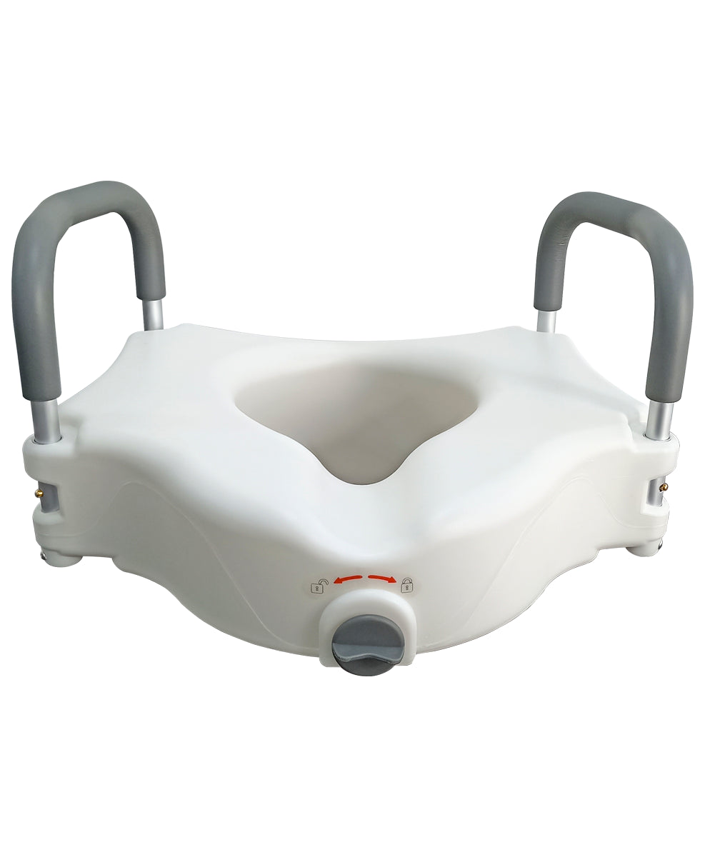 Aumento Para Wc Cómodo Extensión Y Agarraderas Desmontables MOD. 67034