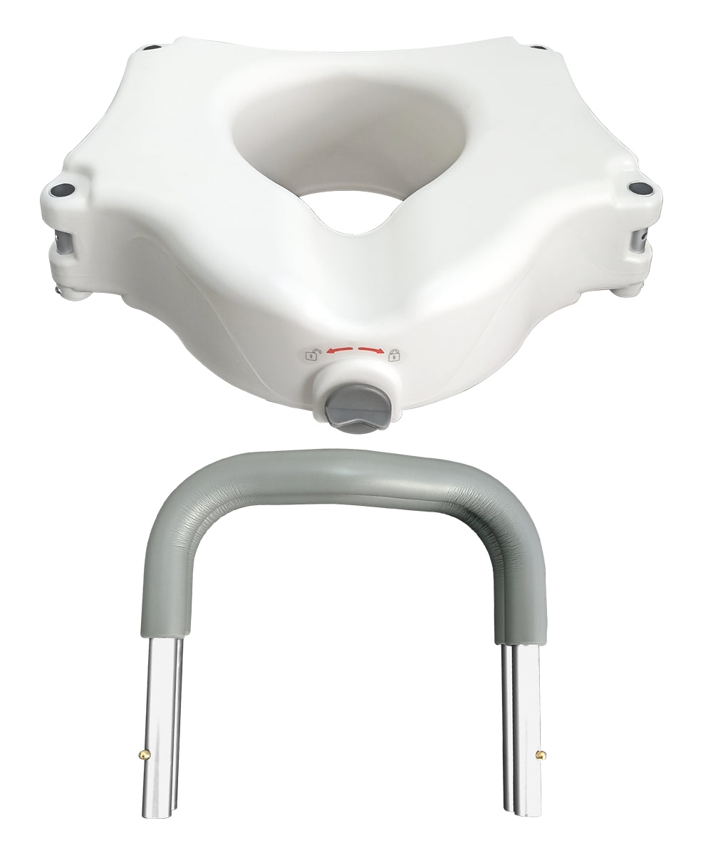 Aumento Para Wc Cómodo Extensión Y Agarraderas Desmontables MOD. 67034