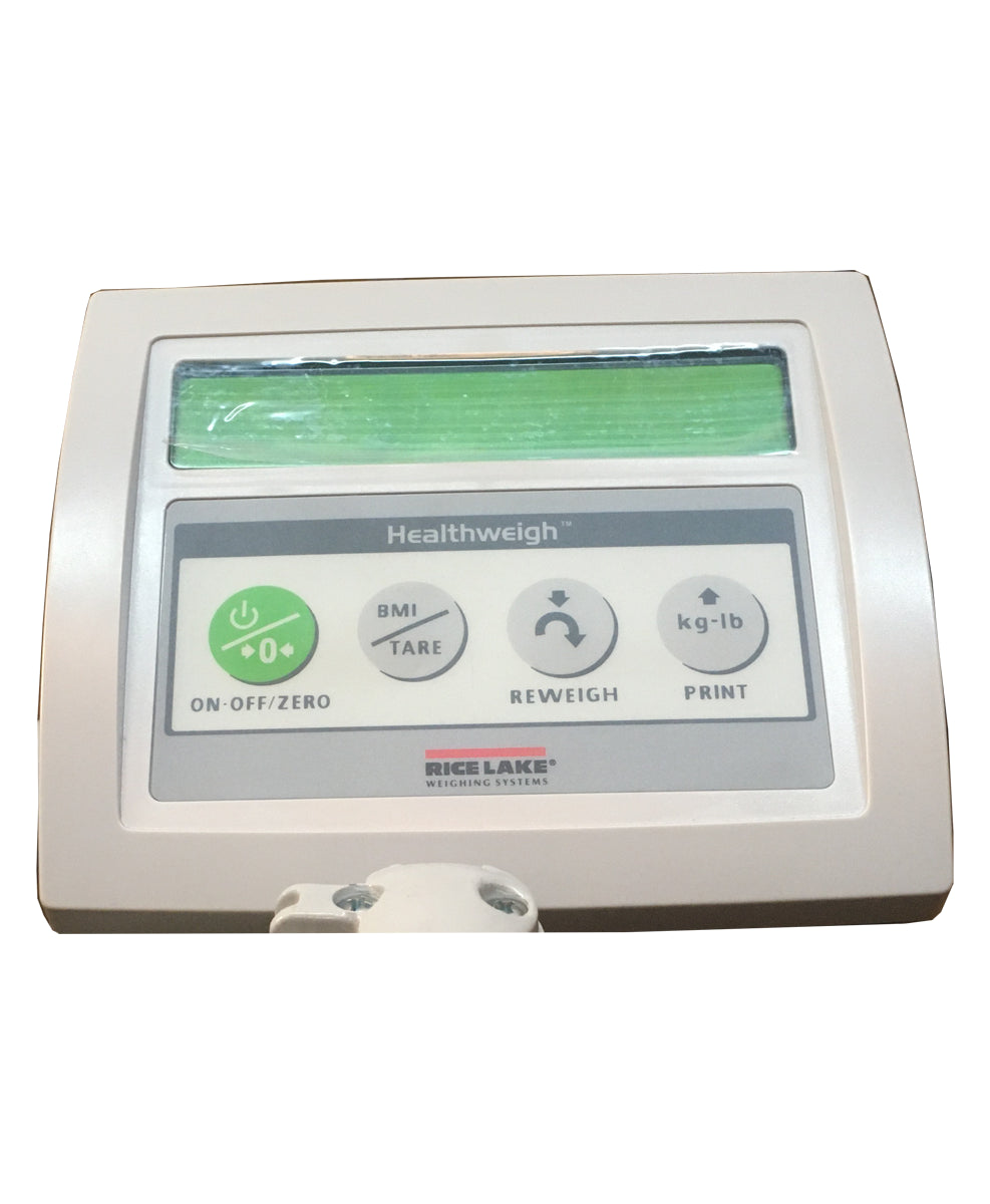 Bascula medica digital con estadiómetro capacidad 250kg MOD. Rice Lake