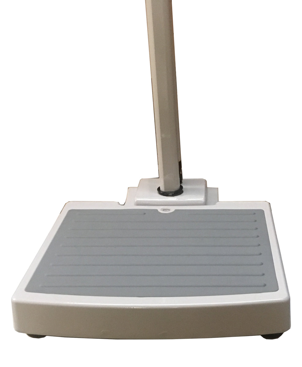 Bascula medica digital con estadiómetro capacidad 250kg MOD. Rice Lake