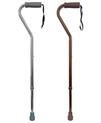 Bastón aluminio puño ganso offset para adulto MOD. 10100