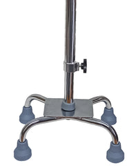 Bastón de 4 apoyos con perilla anti vibración MOD. 40011