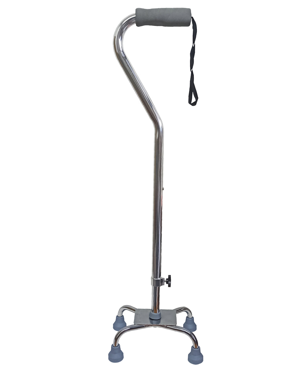 Bastón de 4 apoyos con perilla anti vibración MOD. 40011