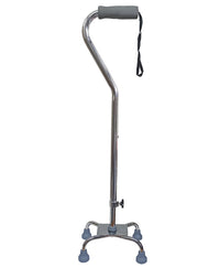 Bastón de 4 apoyos con perilla anti vibración MOD. 40011