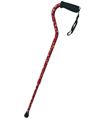 Bastón estampado tinto offset mod. 602-8713-3