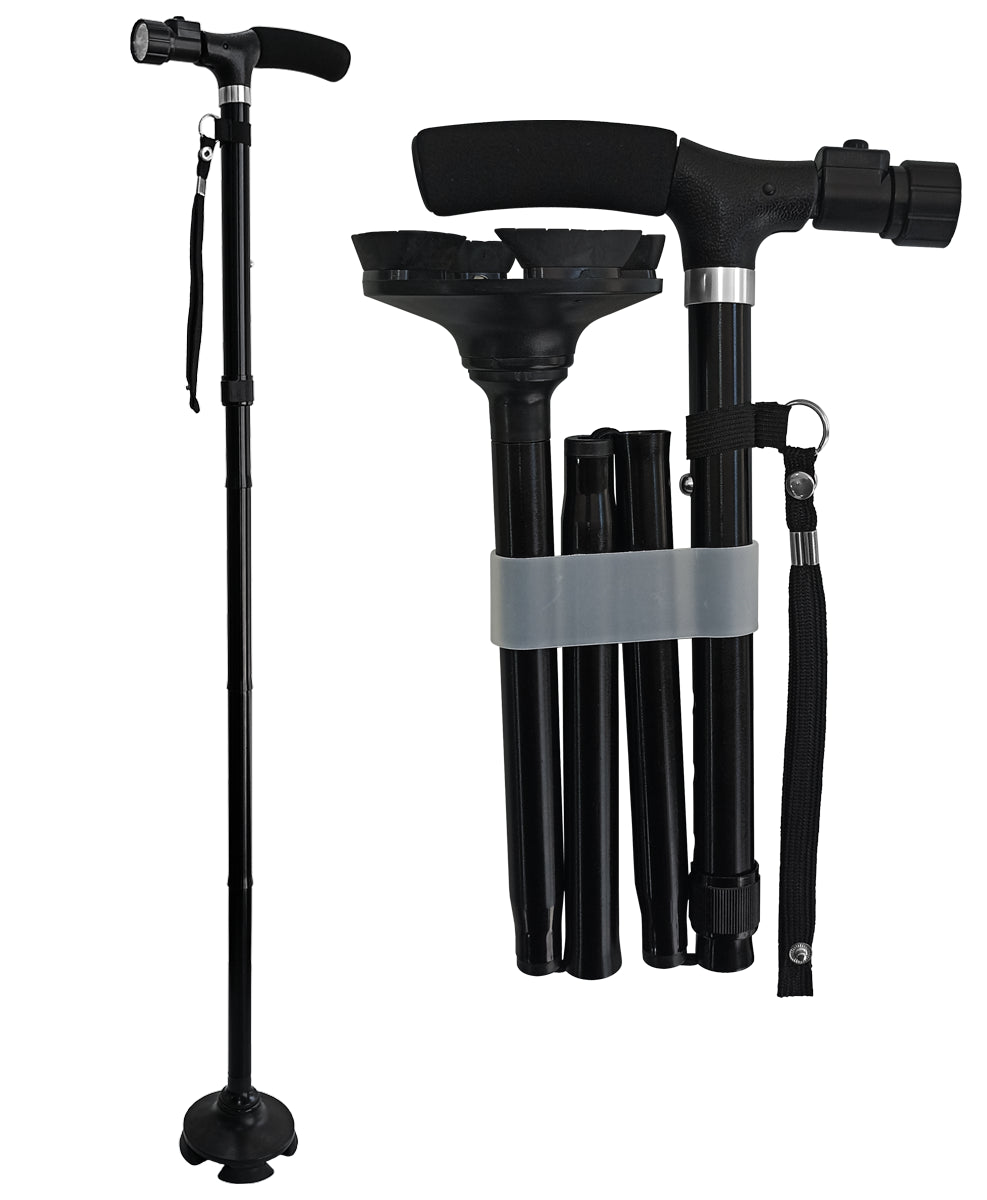 Bastón plegable con lampara MOD. 607L