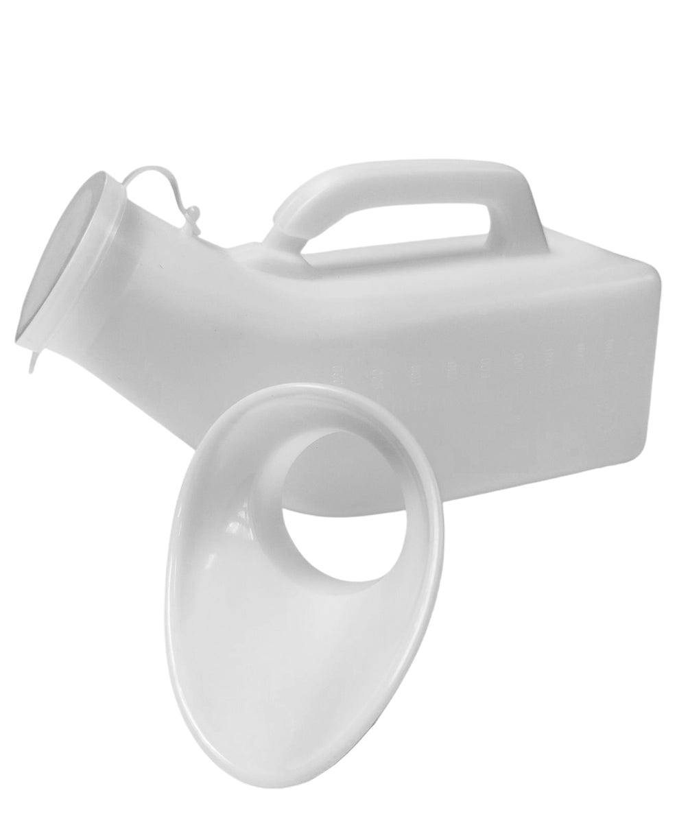 Cómodo pato graduado para orina traslucido MOD. 993