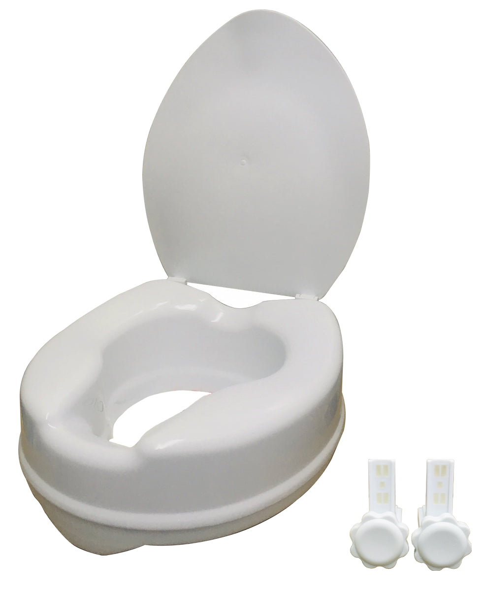 Aumento Para Wc Cómodo Extensión Con Tapadera MOD. 6741-4