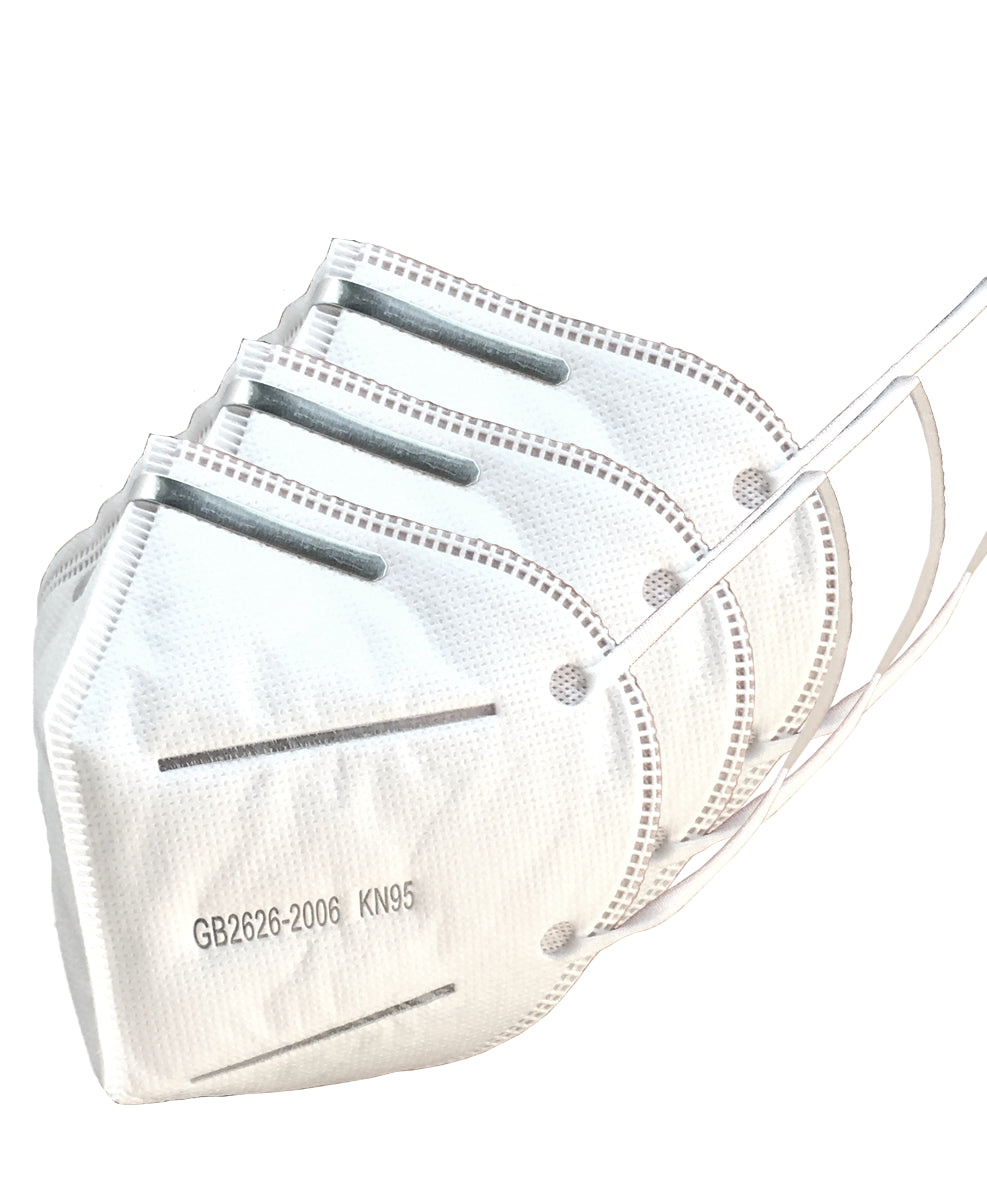 Cubrebocas Mascarilla KN95 Blanco Caja Con 20 Piezas