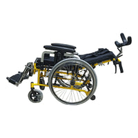 Silla De Ruedas Reclinable Pci Ortiz Amarillo