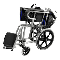 Silla De Traslado Ortiz Azul Con Negro