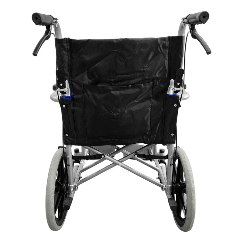 Silla De Traslado Ortiz Azul Con Negro