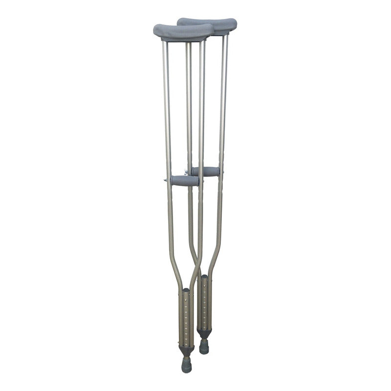 Muleta Axilar Ortopedica Adulto Aluminio Ajustable