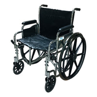 Silla De Ruedas Sobrepeso Ancha 150kgs Brazo Y Piecera Desmo Cromo