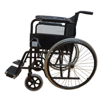 Silla De Ruedas Adulto Acero Basica Economica Negra Ortiz