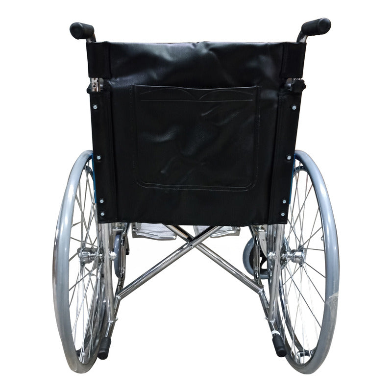 Silla De Ruedas Economica Adulto Cromada Desarmable Cromado