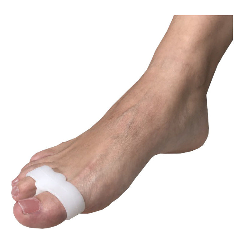 Separador Para Dedos/juanetes De Gel Con Anillo Doble Ortiz Transparente Estandar