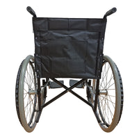 Silla De Ruedas Adulto Acero Basica Economica Negra Ortiz