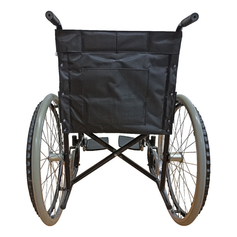Silla De Ruedas Adulto Acero Basica Economica Negra Ortiz