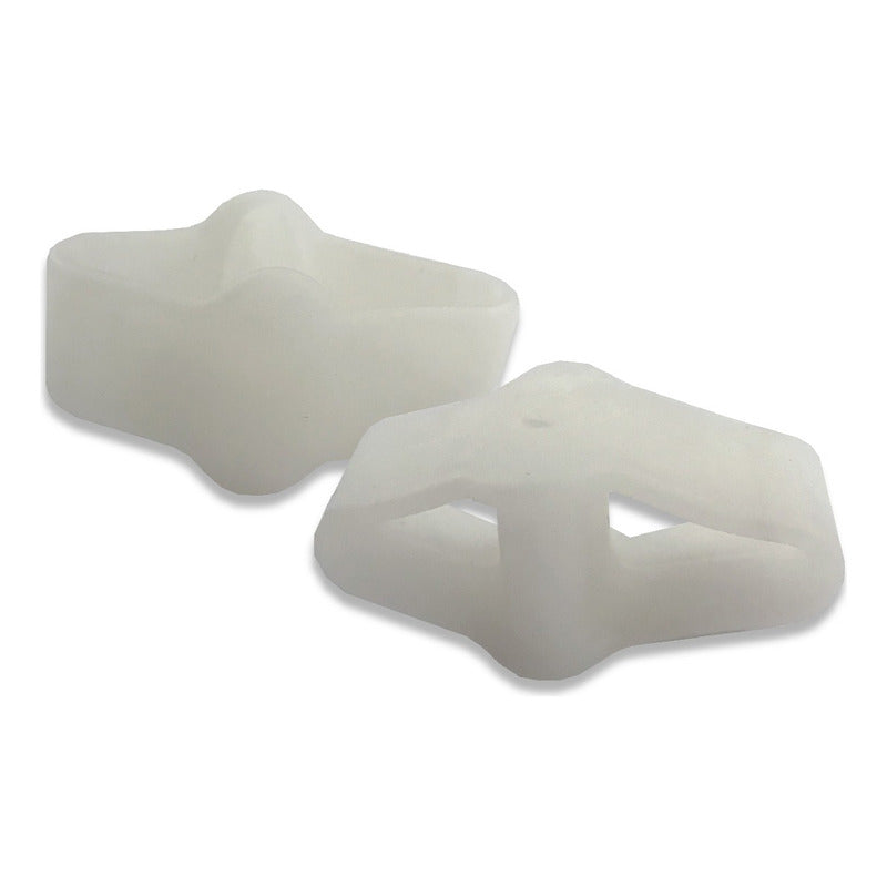 Separador Para Dedos/juanetes De Gel Con Anillo Doble Ortiz Transparente Estandar