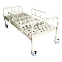 Cama Hospital Manual C/barandal Reclinable Espalda Y Piernas Blanco