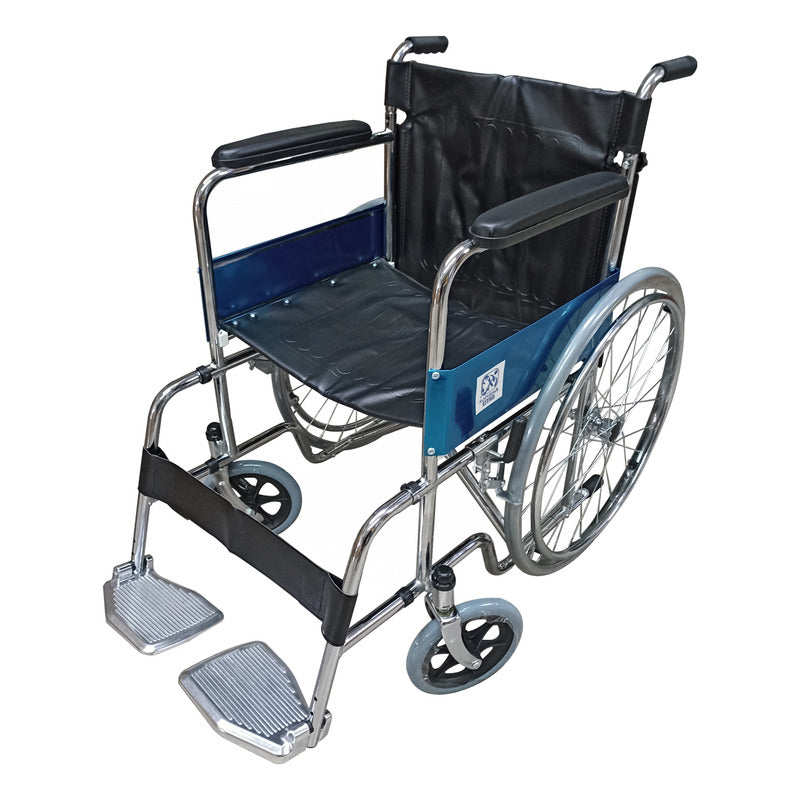 Silla De Ruedas Economica Adulto Cromada Desarmable Cromado