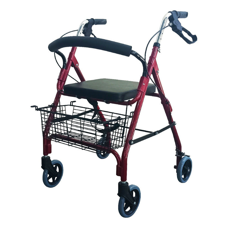 Andadera Rollator Universal Ligera Aluminio Rueda 6  Ortiz
