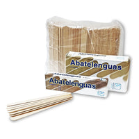 Abatelenguas Palitas De Madera Ortiz 500 Piezas