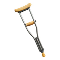 Muletas De Aluminio Pediatricas Ajustables Gris Gris