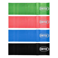 4 Bandas De Ejercicio Elásticas Terapéuticas Verde/rojo/azul/negro