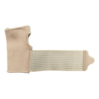 Muñequera Al Pulgar Con Banda Elástica Ortiz Beige Med. Circ. Muñeca. 13-16 Cm