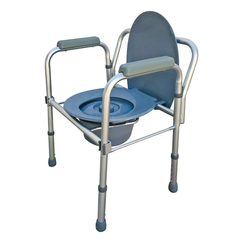 Silla De Baño Wc Cómodo Plegadizo De Aluminio Ortiz