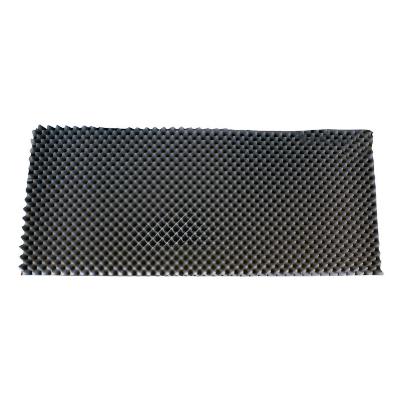 Colchon Antiescaras Hule Espuma Cascaron Huevo 1.90x.90x.09m Gris Oscuro