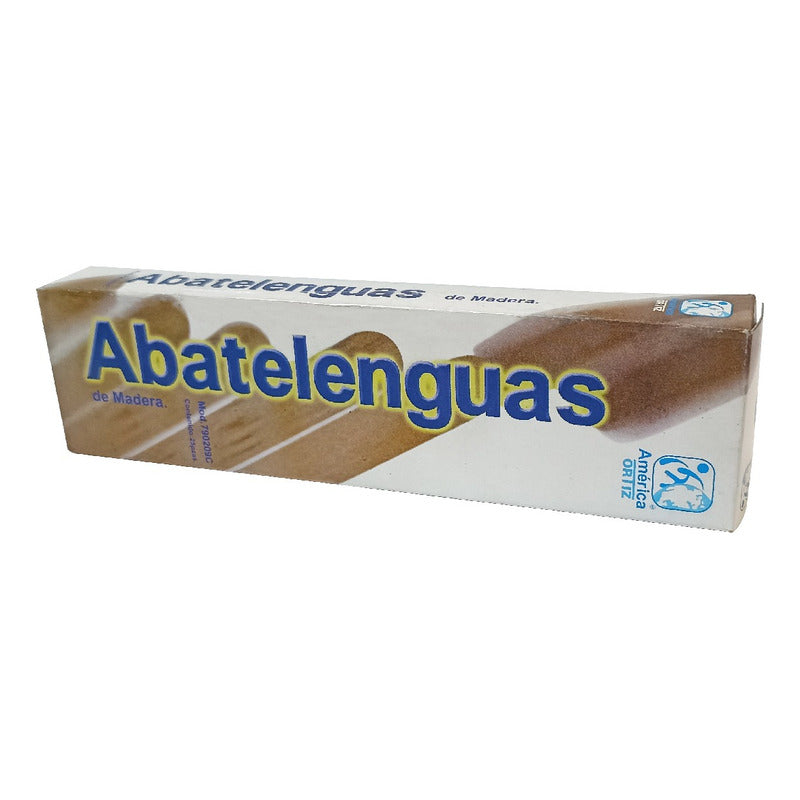 Abatelenguas Palitas De Madera Ortiz 500 Piezas