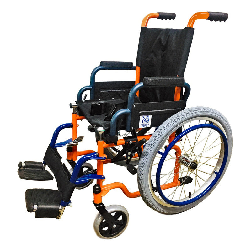 Silla De Ruedas Infantil Multicolor Multicolor