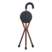Baston Aluminio Tripie Con Asiento Adulto Ortiz