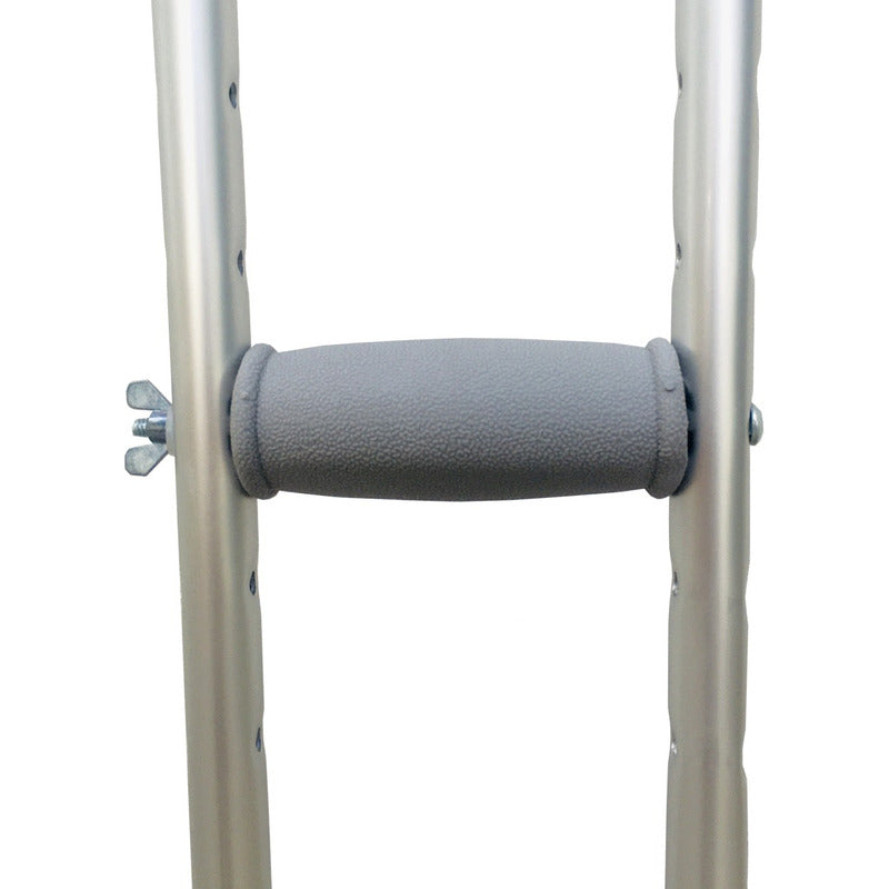 Muleta Axilar Ortopedica Adulto Aluminio Ajustable