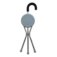 Baston Aluminio Tripie Con Asiento Adulto Ortiz
