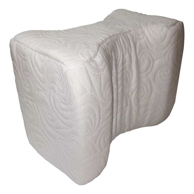 Almohada Ortopédica Memory Foam Rodillas Y Entrepierna Blanco