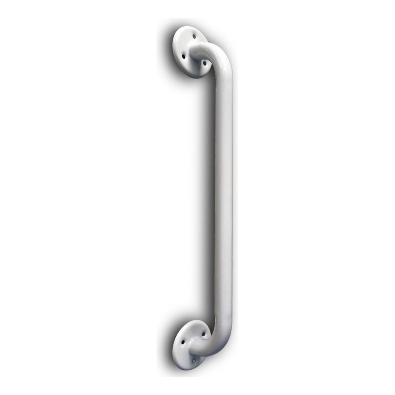 Agarradera Para Baño Metal Recta Esmalte Blanco 12  (30.5cm)