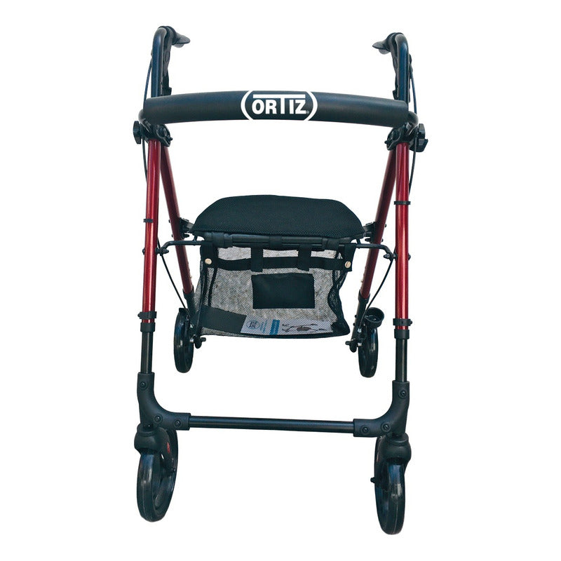 Andadera Rollator Compactable Altura Ajustable Ortiz