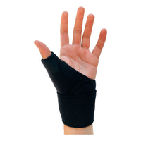 Muñequera Inmovilizadora De Pulgar En Neopreno Ortiz Negro Estándar Circ. Maxima Muñeca 37 Cm